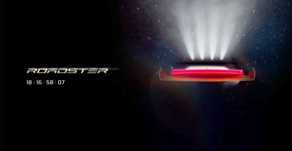 Tesla Roadster’s teaser image shows firing SpaceX thrusters, final unveiling date is here, more